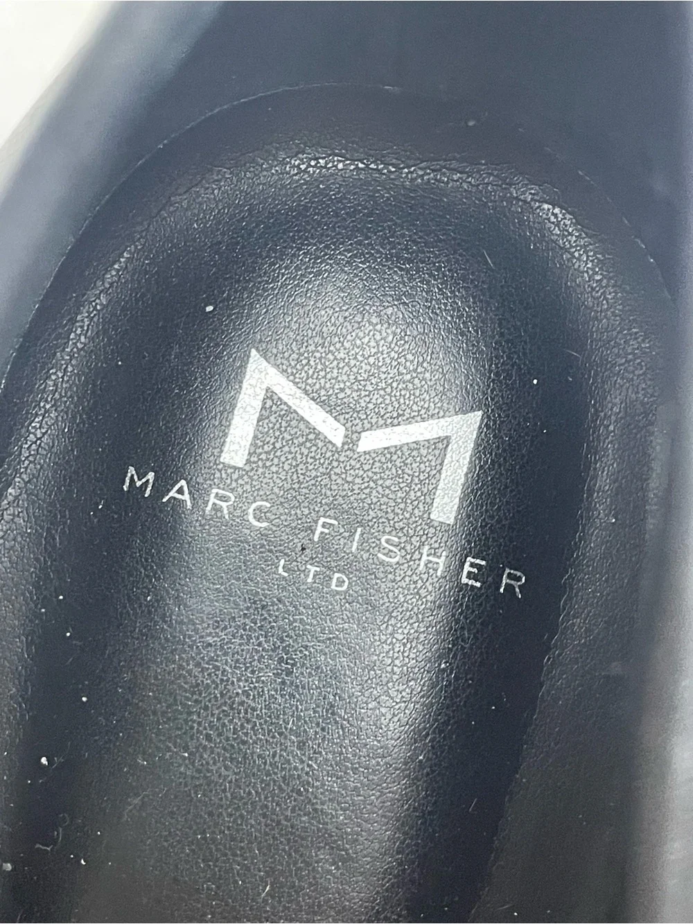 Marc Fisher Morris Lugsole Chunky Y2K Platform Leather Loafer Shoe Black Sz 9